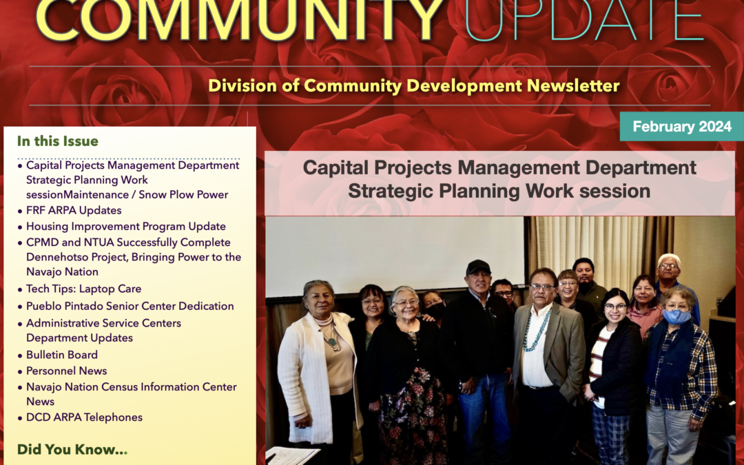DCD Newsletter February 2024 Edition Available